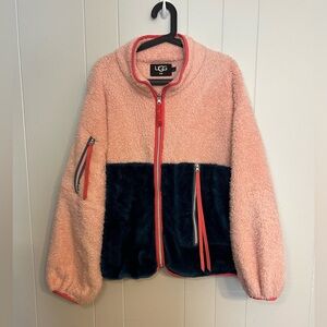 UGG MARLENE‎ SHERPA JACKET SIZE L